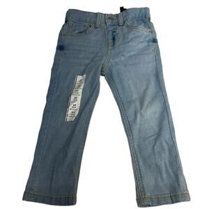 Cat & Jack™ Boys 2T Slim Adjustable Waist Denim Jeans - Light Wash